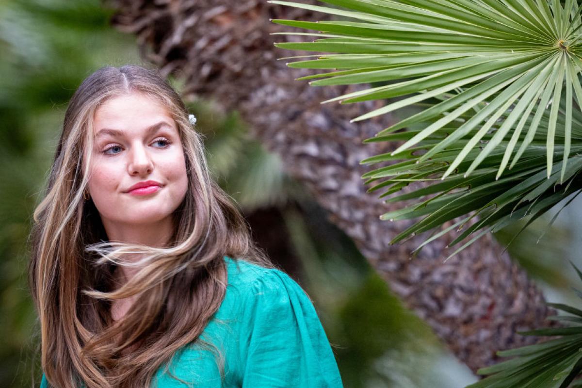 La Princesa Leonor en una imagen reciente tomada en Mallorca.