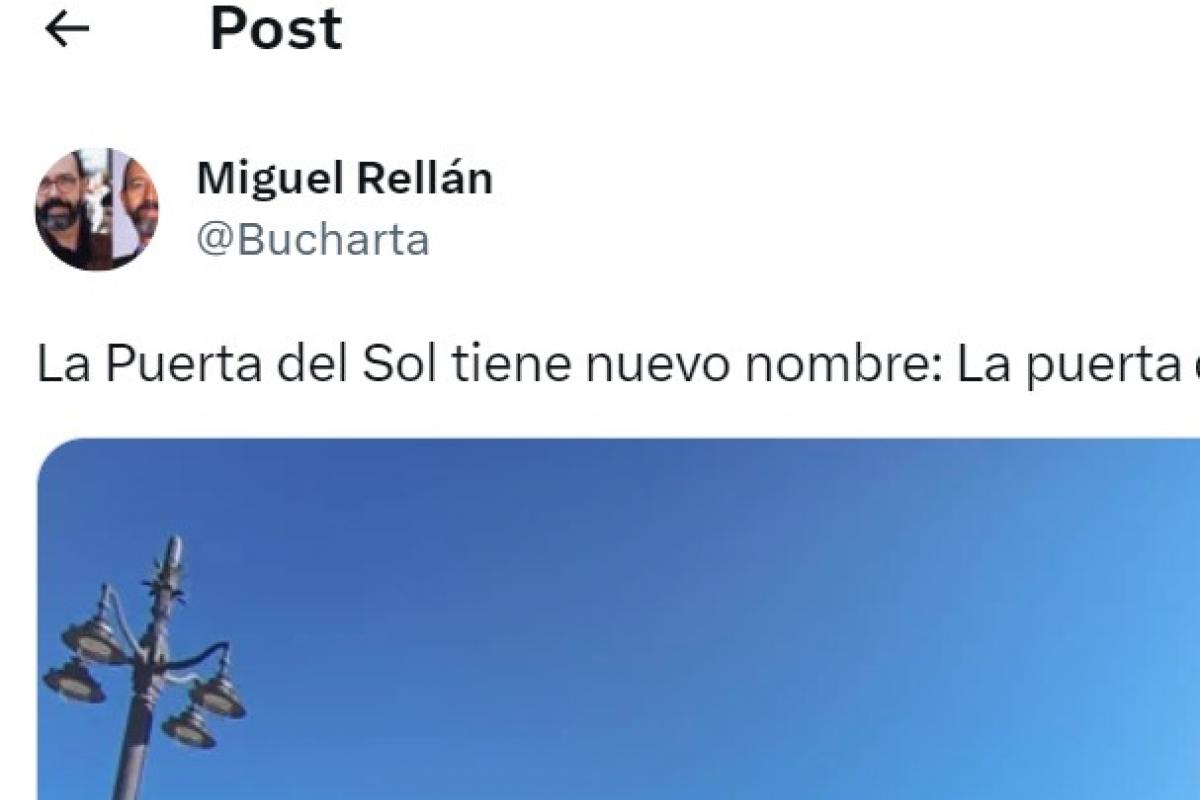 El tuit de Miguel Rellán