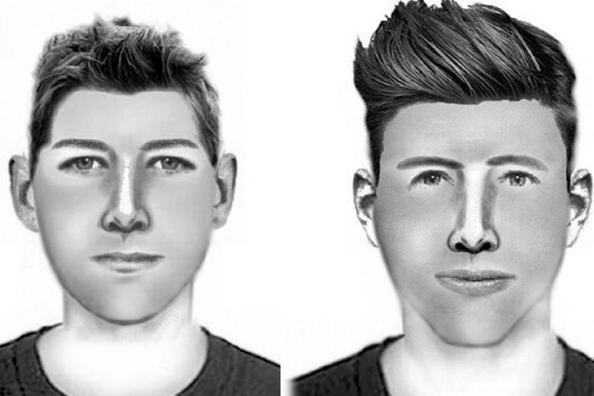 Los retratos robot difundidos por la Guardia Civil en Twitter.
