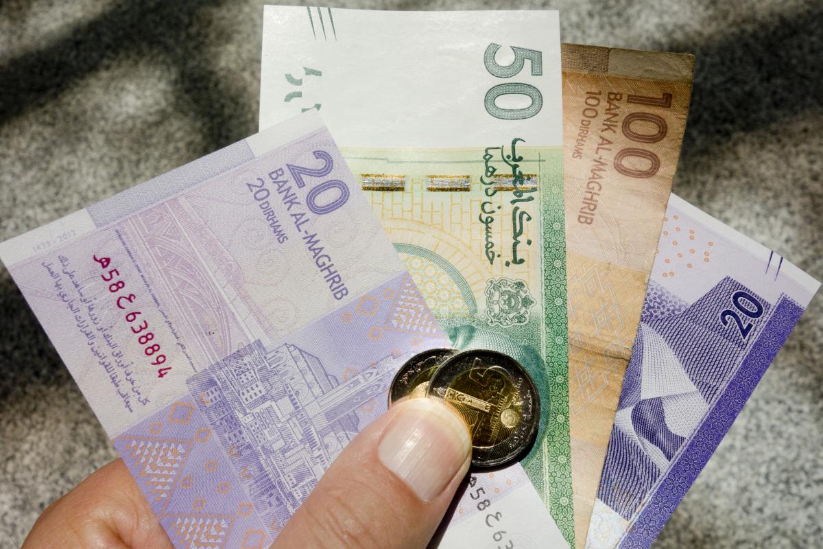 Dirhams de Marruecos.