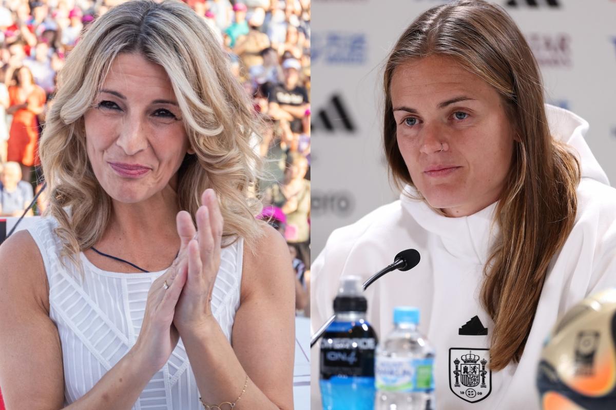 Yolanda Díaz e Irene Paredes