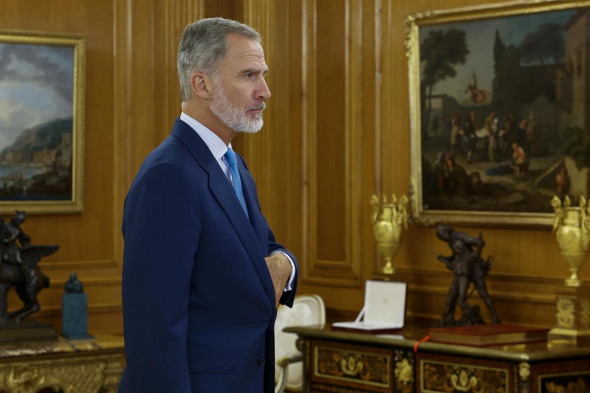 Investidura del Gobierno en directo: consultas de Felipe VI con Sánchez, Feijóo y Abascal