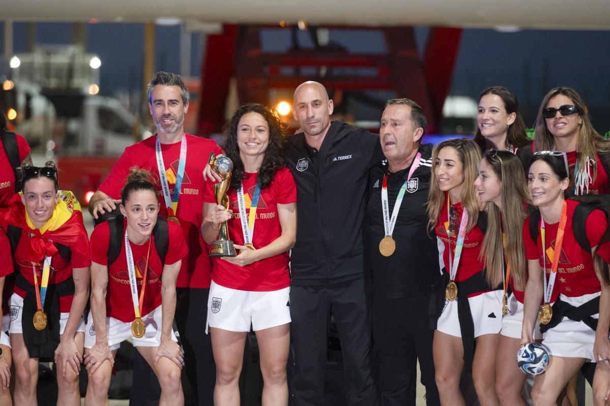 La fiesta de la selección femenina de fútbol por el Mundial