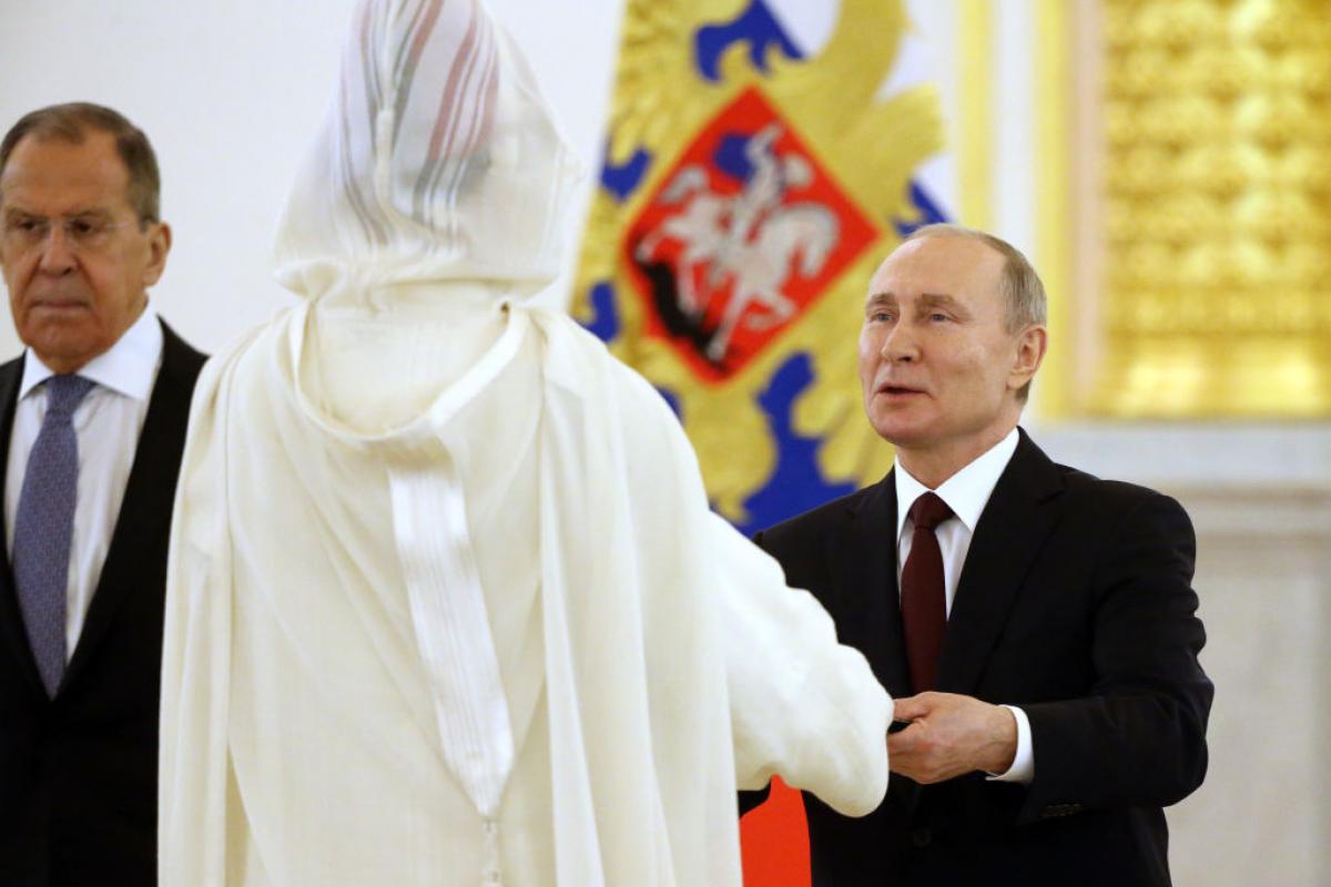 Putin y Lavrov reciben al embajador marroquí en una imagen de archivo