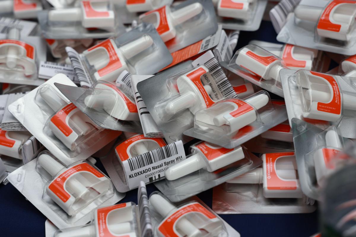 Naloxone, tratamiento contra el fentanilo.