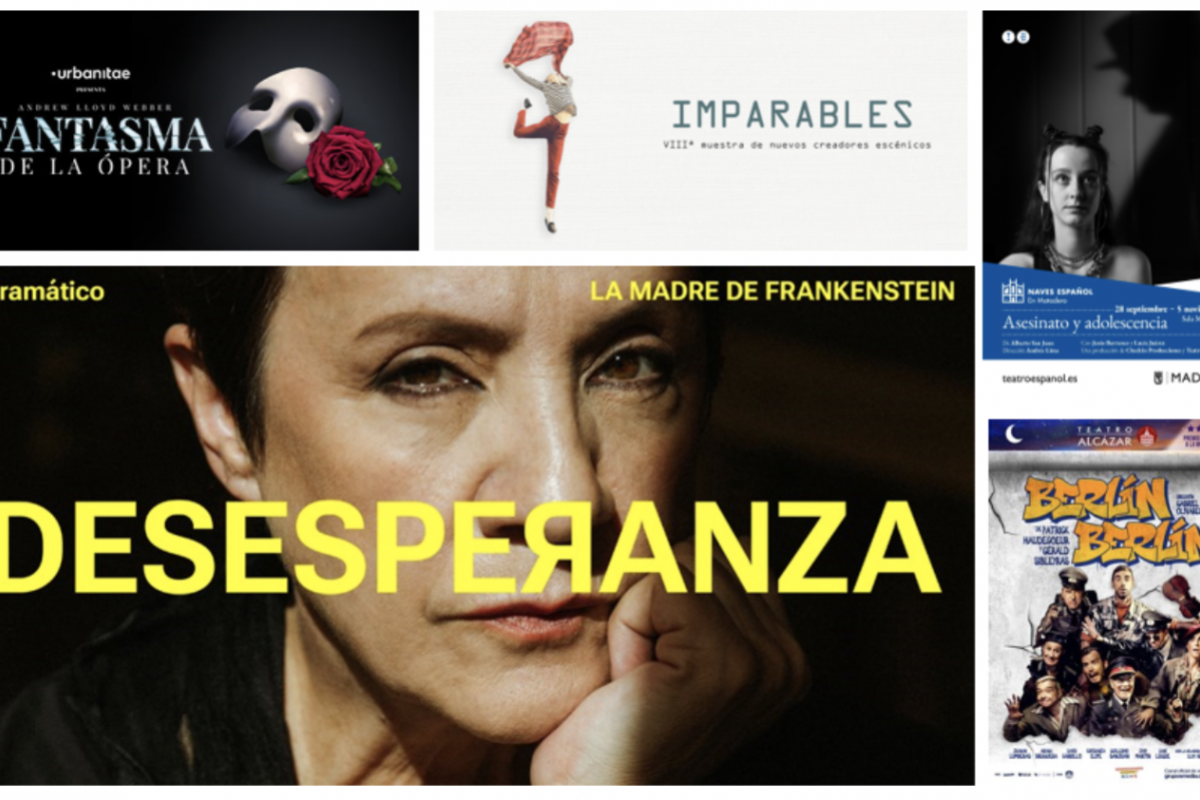 Estrenos teatrales de septiembre.