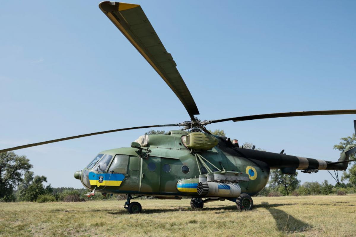 Un helicóptero de combate MI 8 ucraniano, en una imagen de archivo