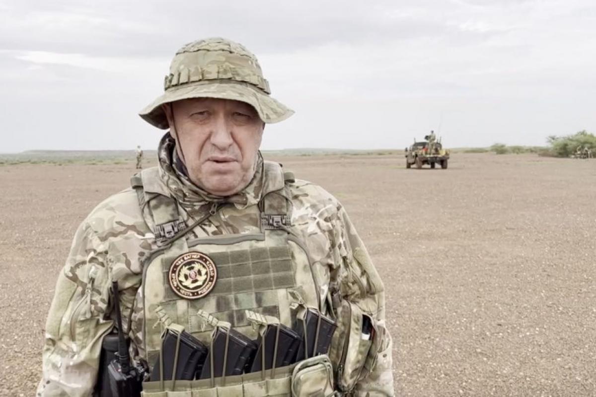 Yevgeny Prigozhin en su última aparición pública en África a través de un vídeo publicado en Telegram