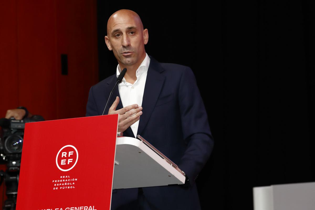 El presidente de la Real Federación Española de Fútbol, Luis Rubiales