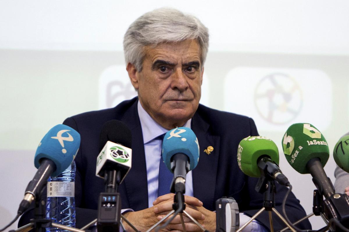 Pedro Rocha Junco, presidente interino de la Real Federación Española de Fútbol (RFEF)