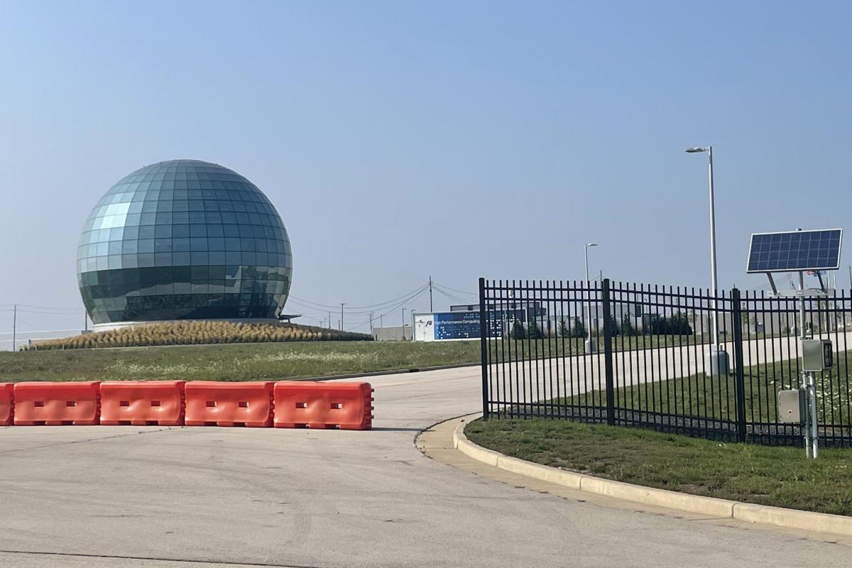 Vista del proyecto Foxconn en Mount Pleasant, Wisconsin (EE.UU), abandonado cinco años después.