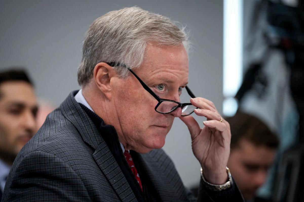 Mark Meadows, antiguo jefe de gabinete de Donald Trump.