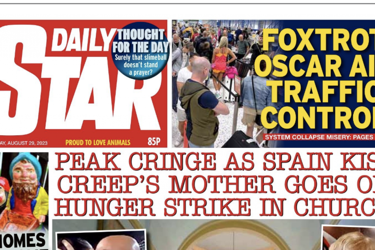 Portada del 'Daily Star'.