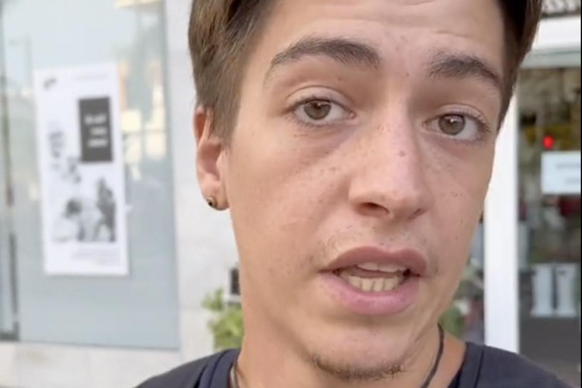 Sasha Crivelli en un momento de su vídeo