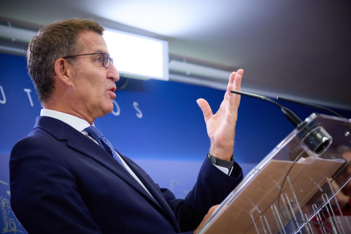 El presidente del PP, Alberto Nuñez Feijoo, en una imagen de archivo.