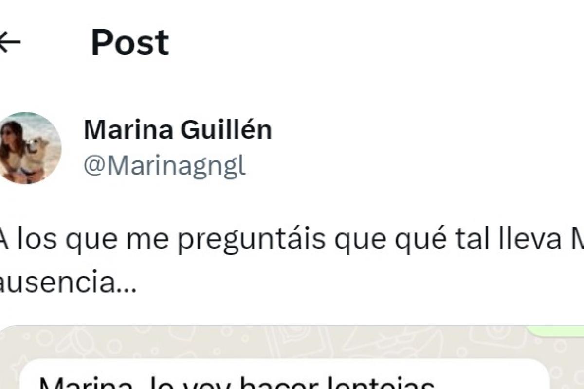 El tuit de @marinagngl