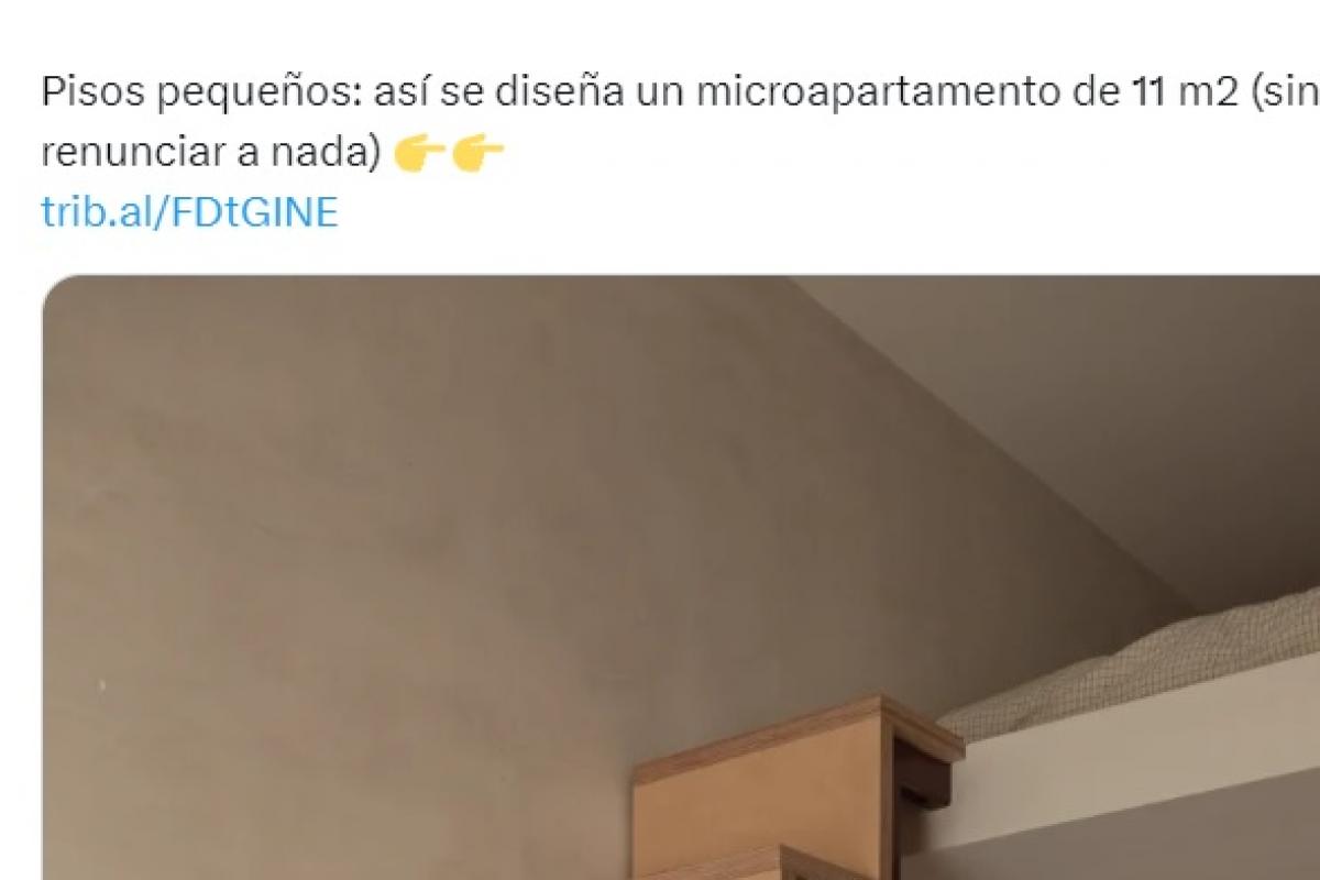 El tuit sobre el microapartamento