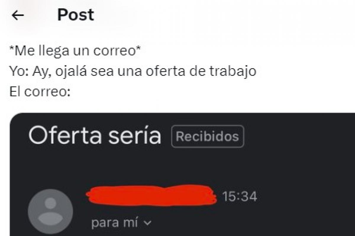 El correo recibido por la usuaria de Twitter @iamhelenuki