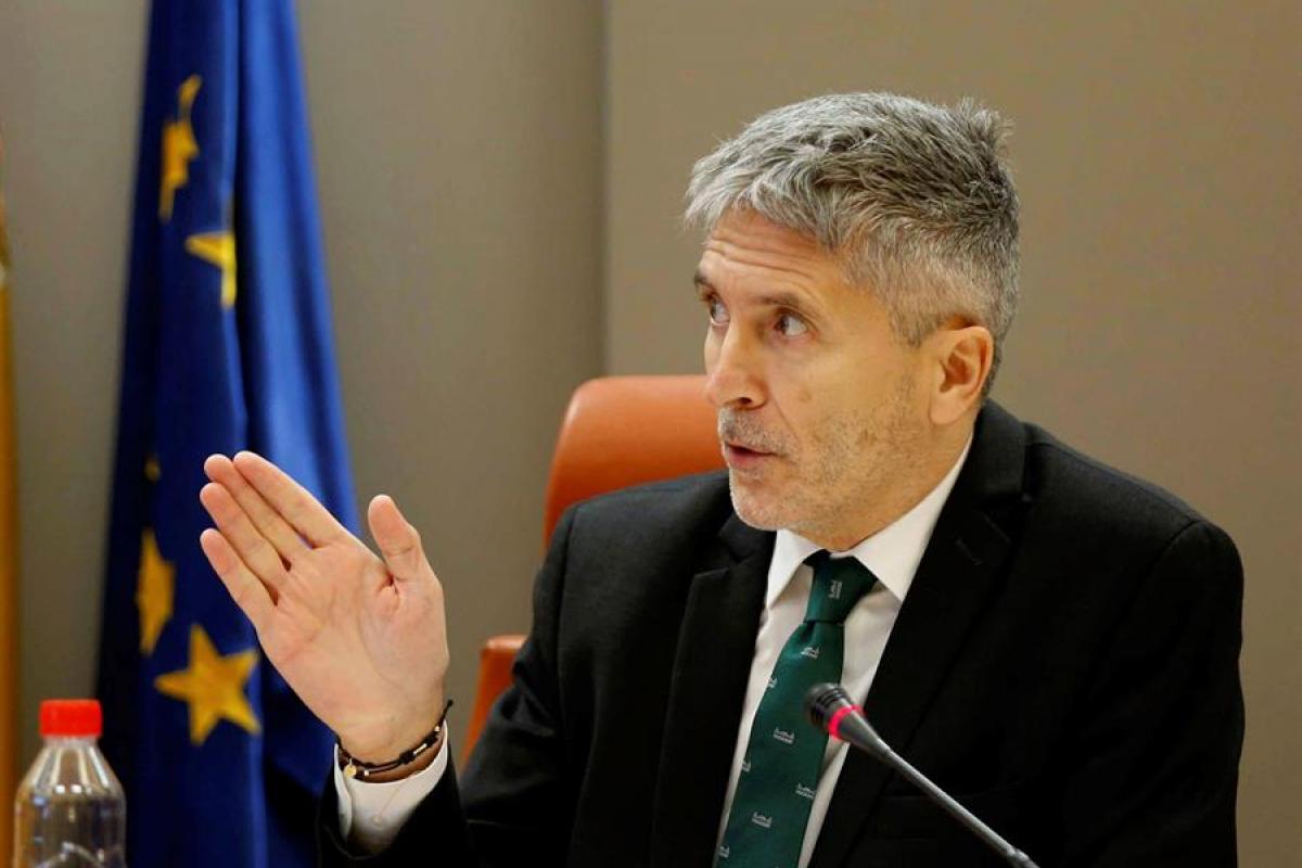 Fernando Grande-Marlaska, ministro de Interior en funciones, en una imagen de archivo.