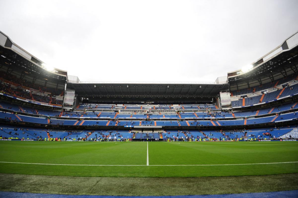 El interior del Santiago Bernabéu, en una imagen de archivo