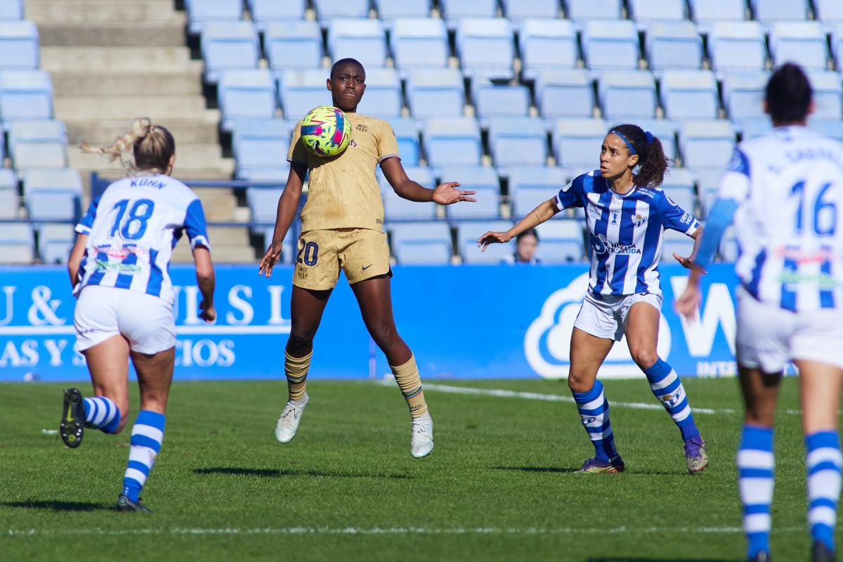 Imagen del Sporting de Huelva - FC Barcelona de la temporada 2022-2023 de la Liga F