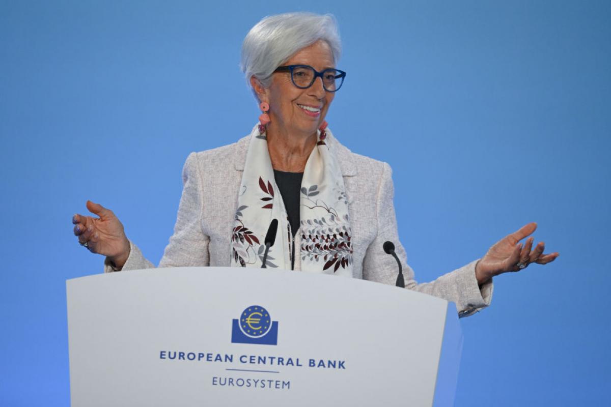 La presidenta del BCE, Christine Lagarde, en una imagen de archivo.