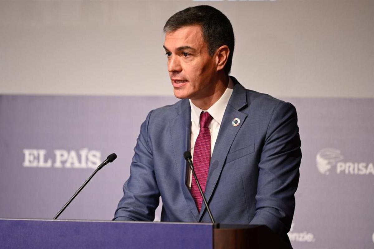 Acto de Pedro Sánchez en Nueva York