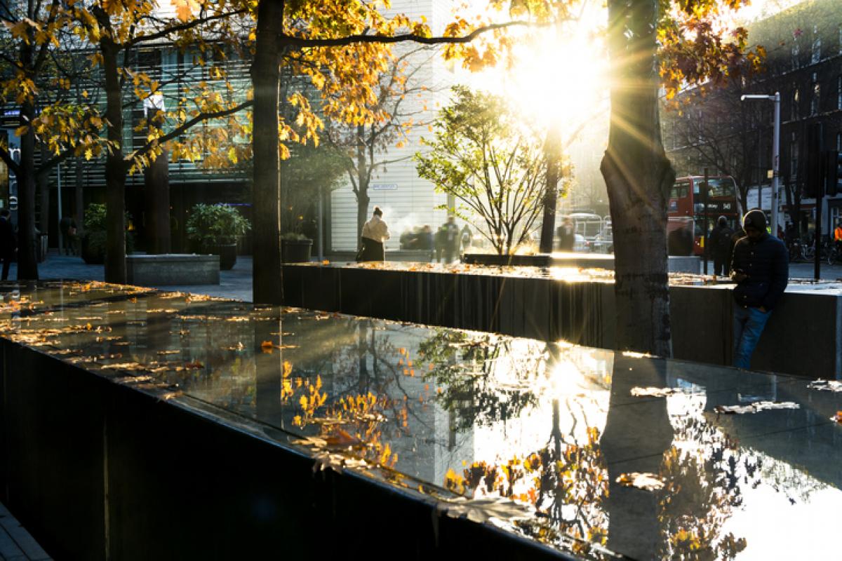 Imagen otoñal en Londres en una imagen de archivo.