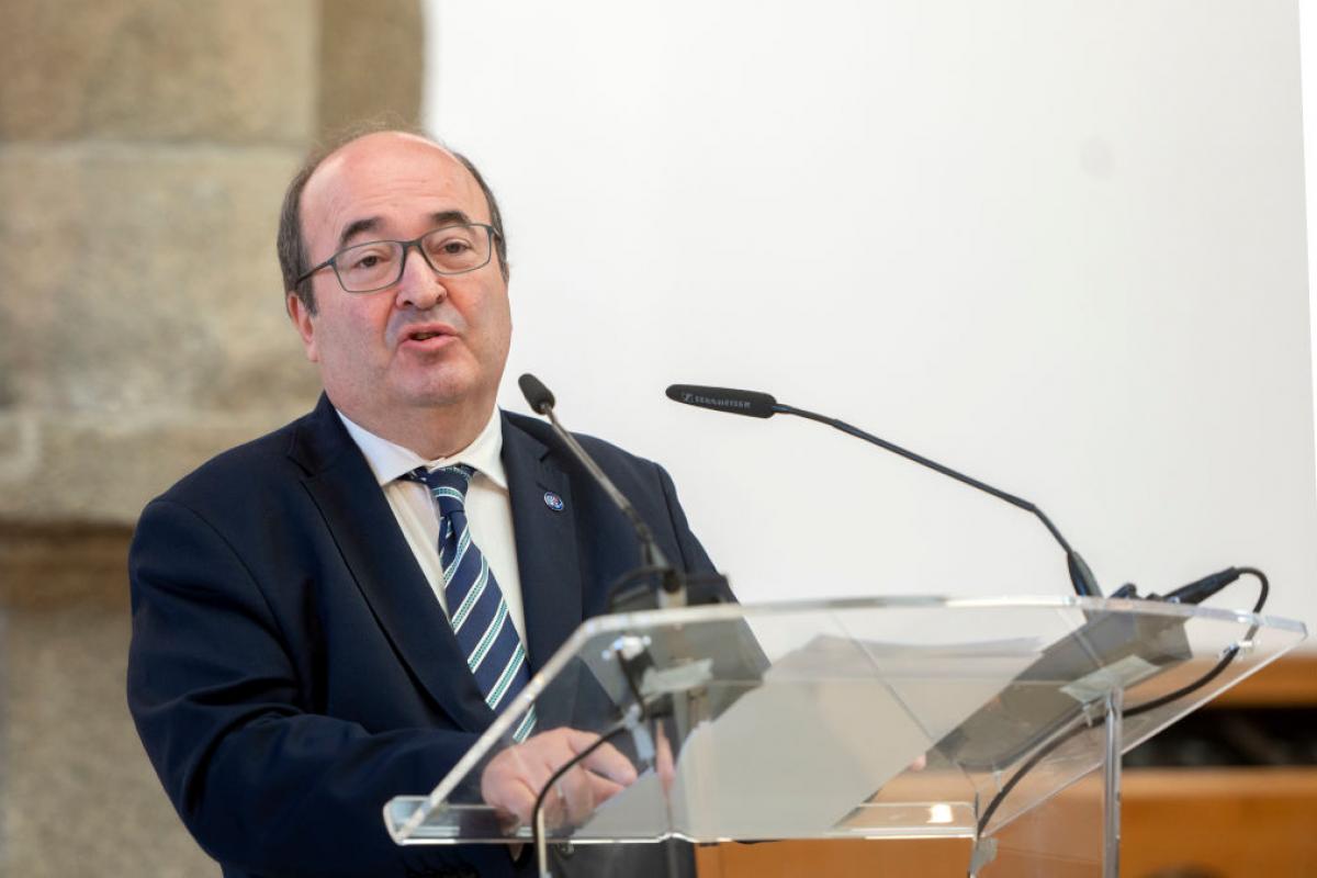 Miquel Iceta, ministro de Cultura y Deporte, en una imagen de archivo.