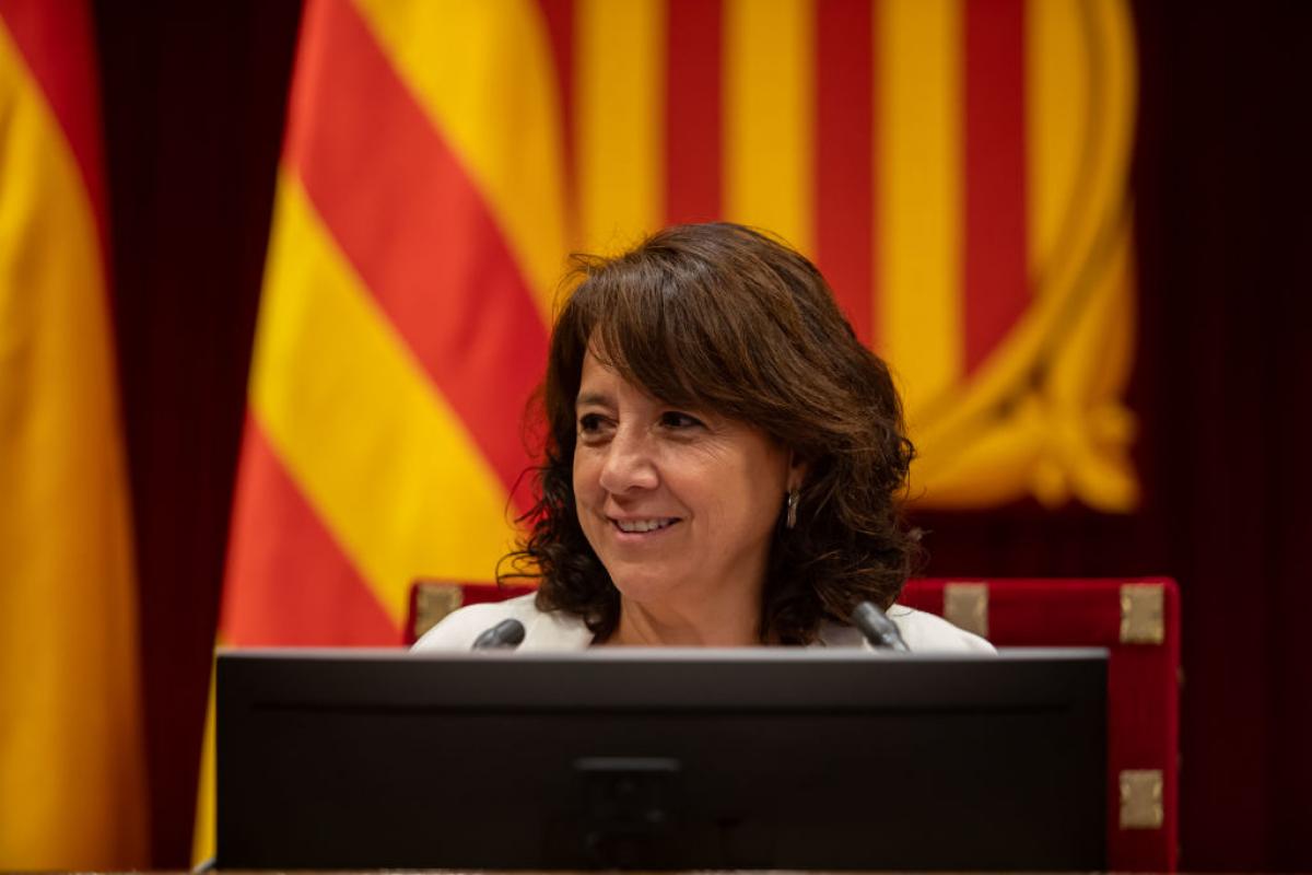 La presidenta del Parlament, Anna Erra, en una imagen de archivo.