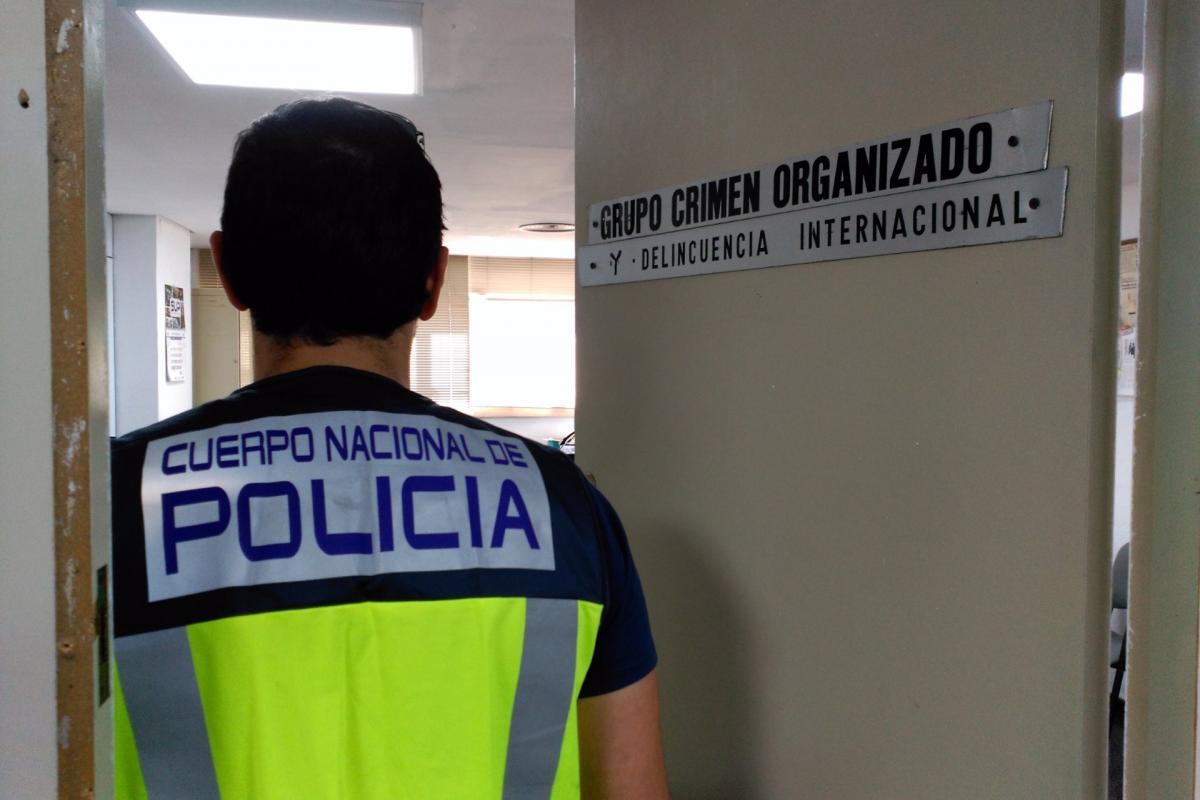 Un agente de la Policía Nacional.