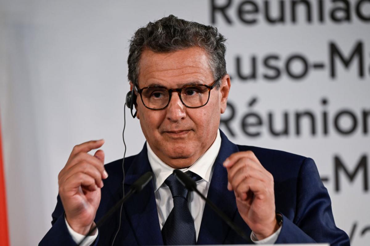 El primer ministro de Marruecos, Aziz Akhannouch, en una imagen de archivo.