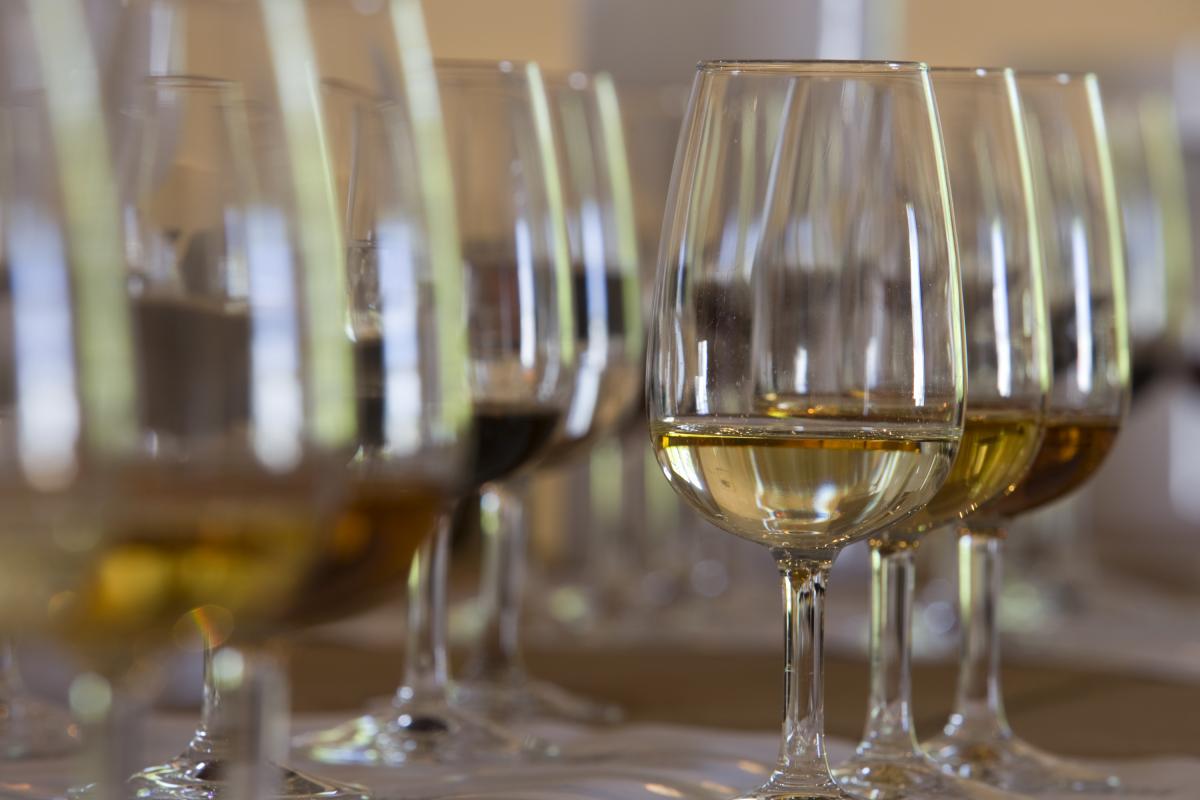 Copas de vino en Jerez.