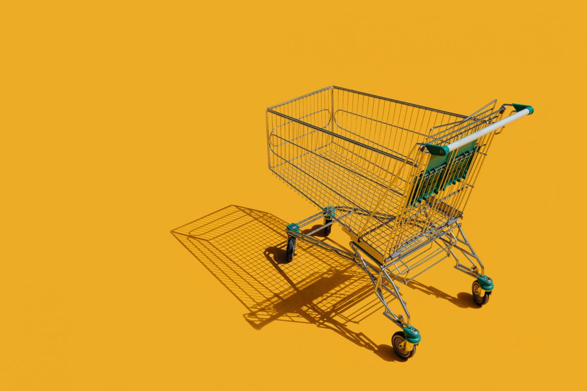 Imagen de un carrito de la compra.