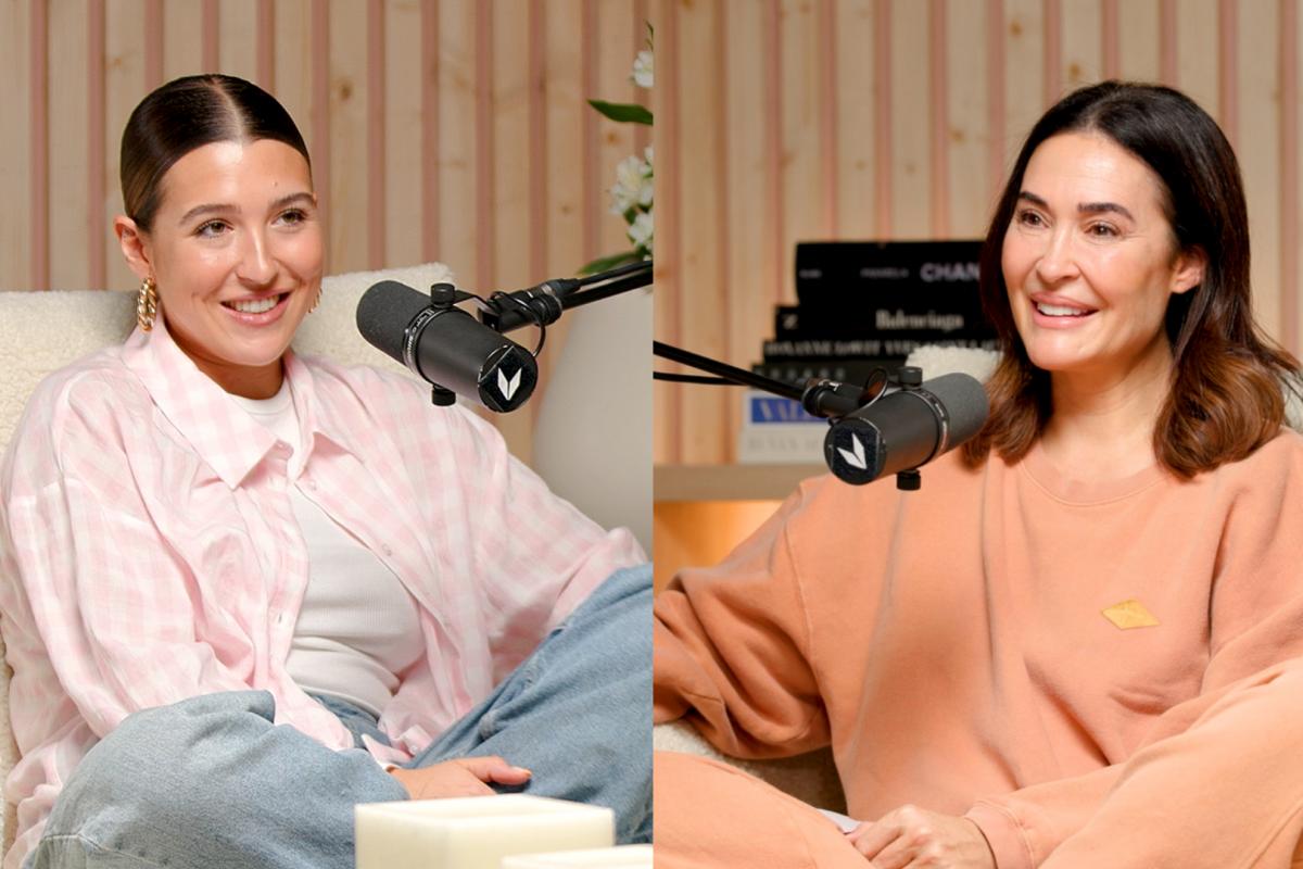 Alba Díaz y Vicky Martín Berrocal en el podcast 'A solas con'.