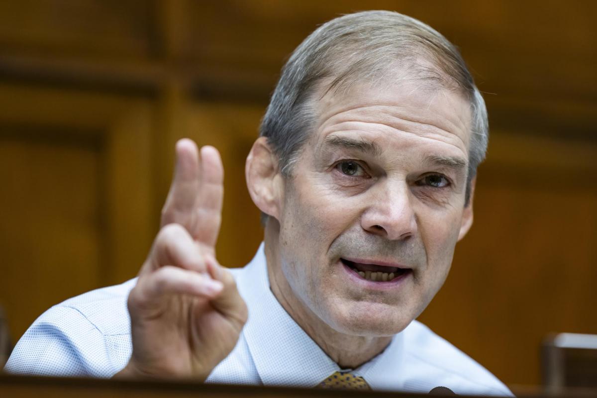 El republicano Jim Jordan en una imagen reciente.