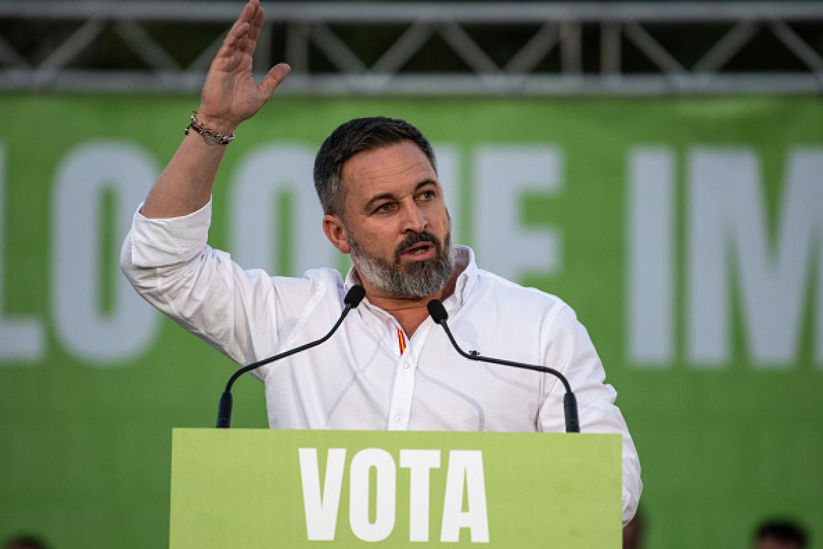 Imagen de archivo del líder de Vox, Santiago Abascal.