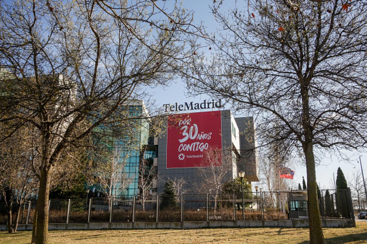 Instalaciones de Telemadrid, en una imagen de archivo.
