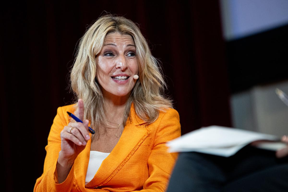 La líder de Sumar, Yolanda Díaz, en una imagen de archivo.