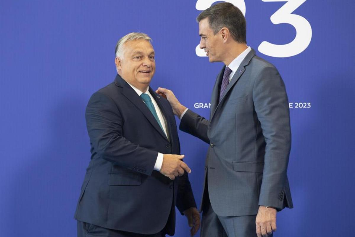 Pedro Sánchez recibe al líder húngaro, Viktor Orbán