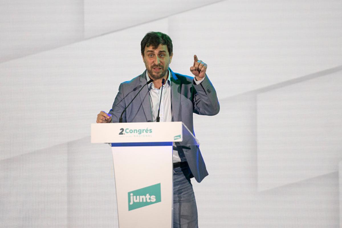 Toni Comín, vicepresidente del Consell per la Republica y eurodiputado por Junts, en una imagen de archivo.