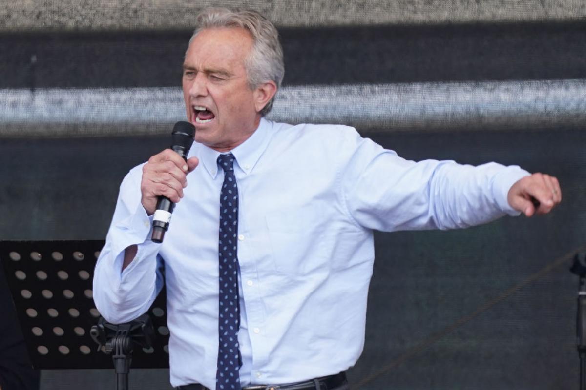 Robert 'Bobby' Kennedy, en uno de sus discursos antivacunas