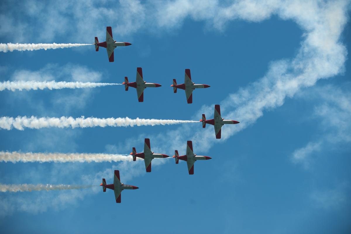 Miembros de la patrulla Águila.