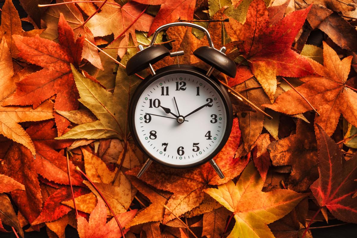 Cambio de hora de otoño.