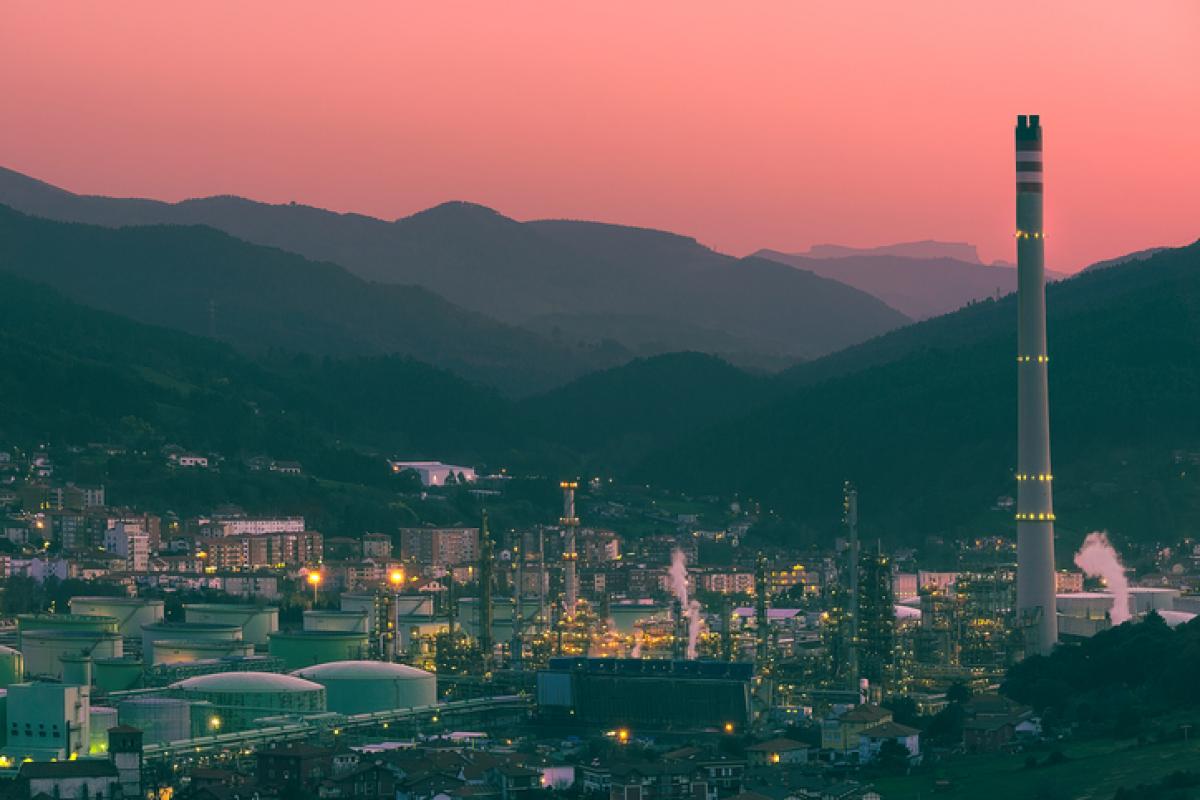 Refinería vasca de Muskiz (Bizkaia), operada por Petronor.