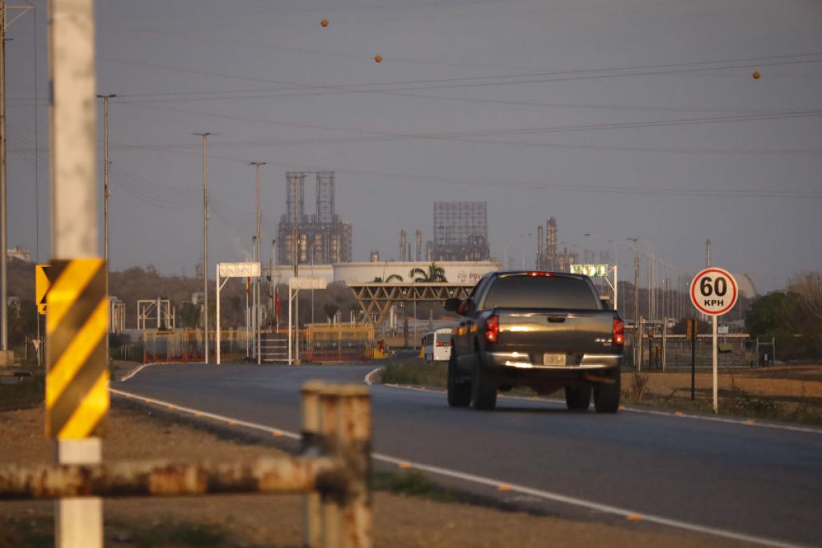 Producción de petróleo en Venezuela.