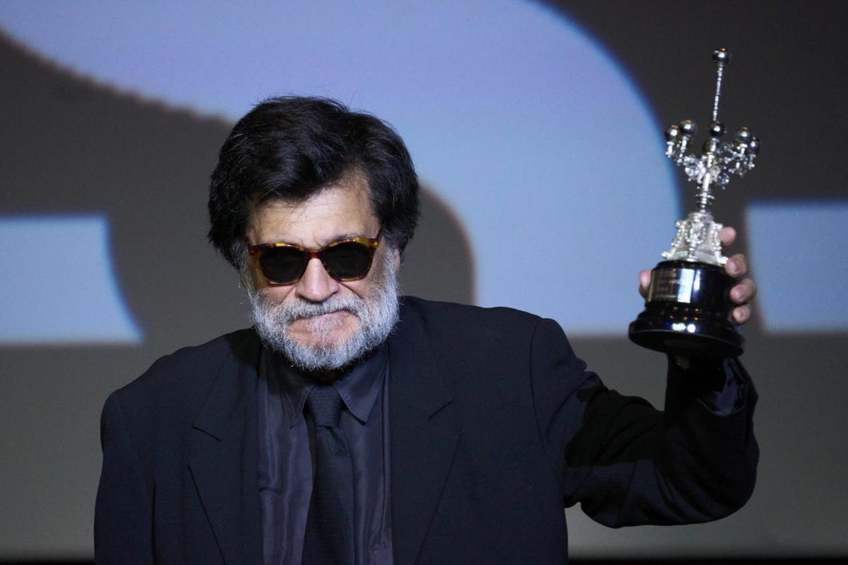 Víctor Erice, al recoger el Premio Donosti.