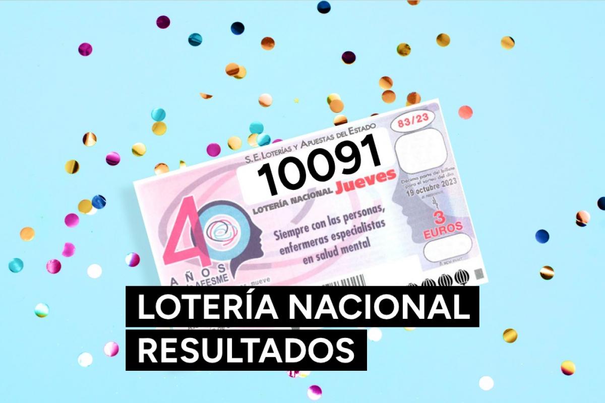 Lotería Nacional en directo: comprobar resultado del sorteo del jueves 19 de octubre