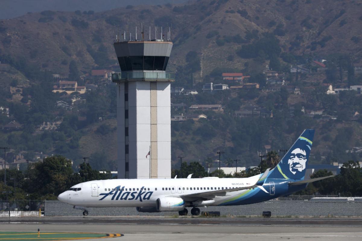 Avión de Alaska Airlines.