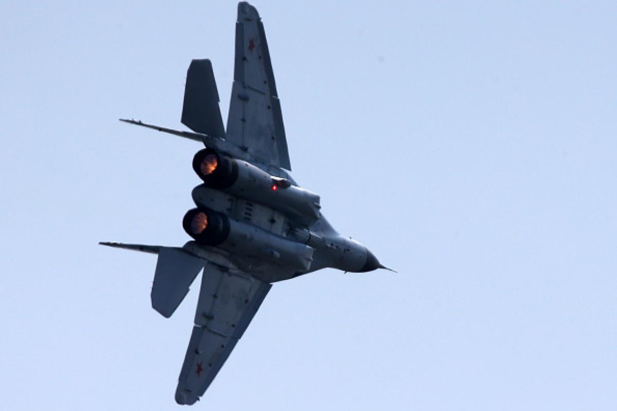 Imagen de archivo de un caza Mikoyan MIG-31 de Rusia.